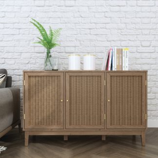 An Image of Alexander Large Sideboard Wood (Brown)