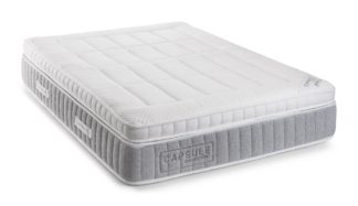 An Image of Capsule Boxtop 2000 Pocket Sprung and Memory Foam Mattress - 4ft6 Double (135 X 190 cm)