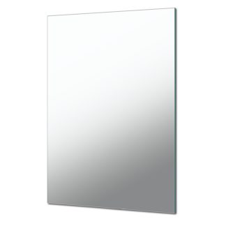 An Image of Rectangular Wall Mounted Bathroom Mirror - 60x80cm