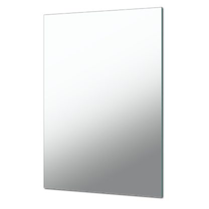 An Image of Rectangular Wall Mounted Bathroom Mirror - 60x80cm