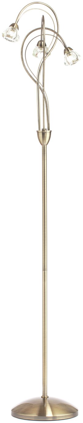 An Image of BHS Sagitarius Floor Lamp - Brass