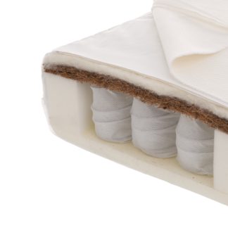 An Image of Obaby Moisture Management Dual Core Mattress White