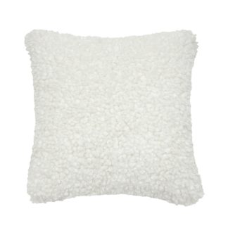 An Image of Alpaca Cushion - 43x43cm - Cream