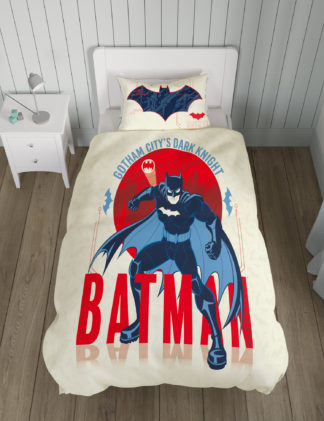 An Image of M&S Batman™ Cotton Blend Bedding Set