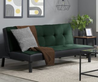 An Image of Aurora Grey Fabric Sofa Bed