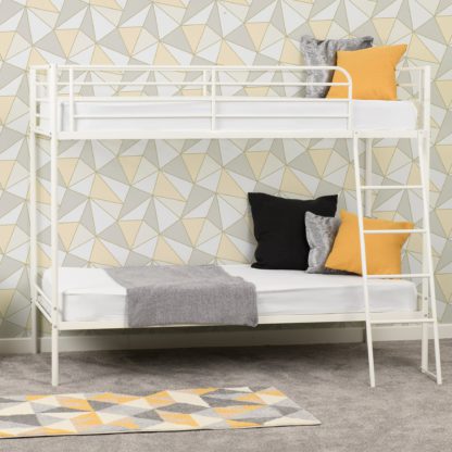 An Image of Brandon Metal Bunk Bed Silver