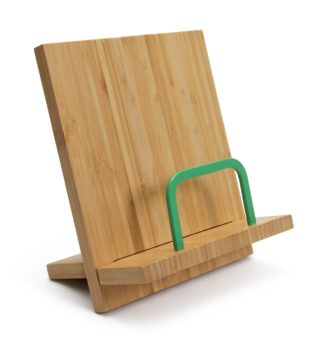 An Image of Habitat Emerald Wooden Tablet Stand
