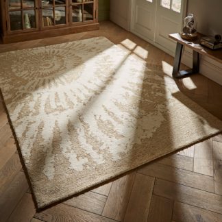 An Image of Ammonite Wool Jute Rug Natural