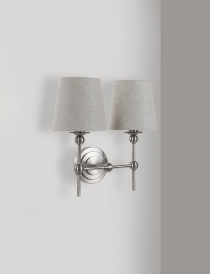 An Image of M&S Blair Double Shade Wall Light