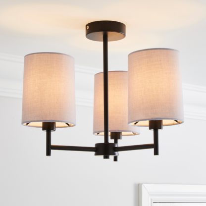 2f5325cd45d36ee84c99494e0d7e478c22b4560ff1b54473809fd3d03209ce4e.jpg An Image of Prescot 3 Light Ceiling Fitting White