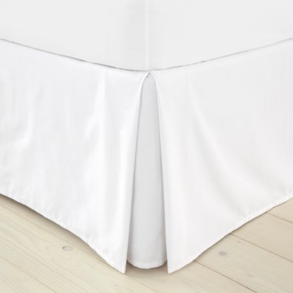 An Image of Hotel T230 Cotton Sateen Valance White