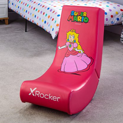 An Image of X Rocker Nintendo Super Mario Video Rocker Gaming Chair Red