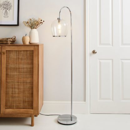 An Image of Lenny Floor Lamp Chrome