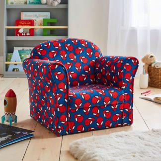 An Image of Disney Spiderman Print Kids Armchair MultiColoured