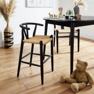 An Image of Lara Junior Dining Chair Black