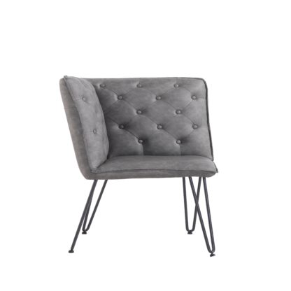 5da4bee1370afc6e9d0177c4bb7c33580b783607001819bfca597d9ebbc04070.jpg An Image of Sebastian Studded Back Corner Bench Brown