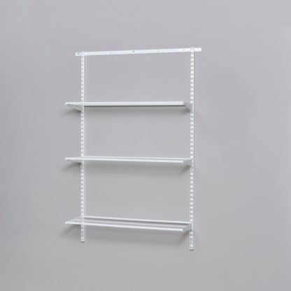 An Image of Elfa 3 Shelf Starter Kit 90x30cm White