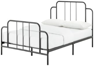 An Image of Habitat Jacques Double Metal Bed Frame - Black