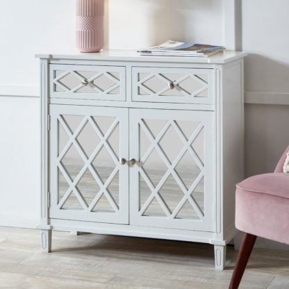 An Image of Pacific Puglia Sideboard, Painted Pine White