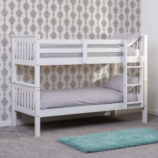 An Image of Neptune Wooden Bunk Bed White