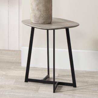An Image of Pacific Ukiah Side Table, Wood Effect Grey