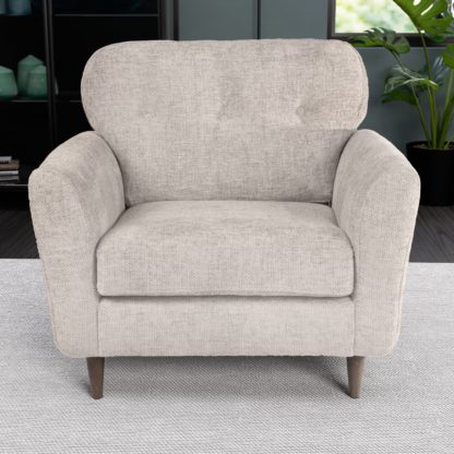 930094a41351a43a174bdd04ad18a46369f14e53fdfbf3ec8a74a45f534d70d3.jpg An Image of Sven Chunky Chenille Snuggle Chair Mushroom
