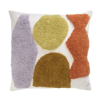 An Image of Habitat Geo Technique Cushion - Multicoloured - 43x43cm