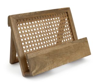 An Image of Habitat Global Rattan Tablet Stand