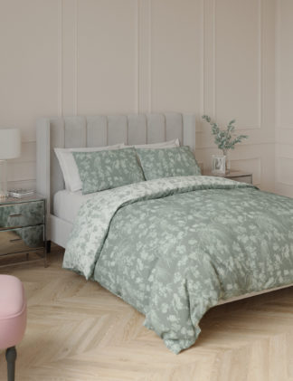 An Image of M&S Blossom Pure Cotton Bedding Set