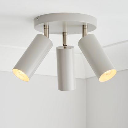 ddc339d47339eb7ab779c7c536f32a2265802f12265eb74eae2d5b3fd8c0a9c6.jpg An Image of Leila 3 Light Semi Flush Ceiling Fitting Gold
