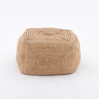 An Image of Cotton and Jute Cube Natural