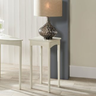 An Image of Pacific Naha Square Side Table, Painted Pine Cream