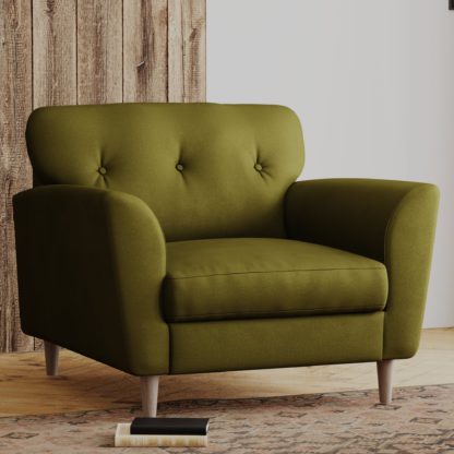 f046e5a85d3843a1e85ce2b2dcce70ddadc00e503b14a2288175fc9bb08265a3.jpg An Image of Sven Opulent Velvet Snuggle Chair Navy