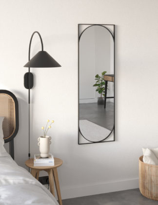 An Image of M&S Large Oval Wall Mirror
