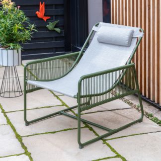 An Image of Elements Garden Lounge Chair Olive Olive
