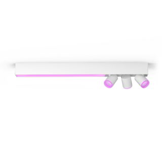 An Image of Philips HUE Centris Smart LED 3 Spotlight Ceiling Fitting White