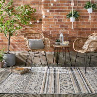 An Image of Global Reversible Indoor Outdoor Rug MultiColoured