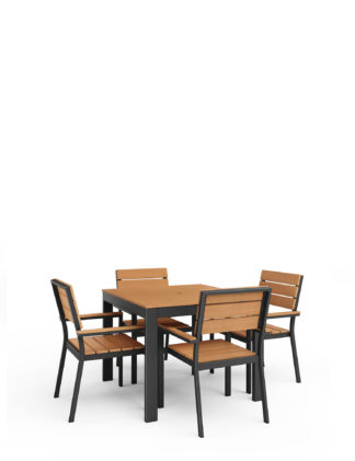 An Image of M&S Porto 4 Seater Dining Set
