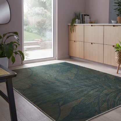 An Image of PractiRug Tropics Washable Rug Tropics Olive