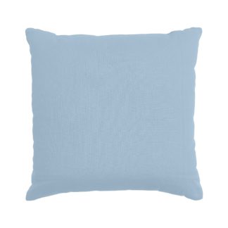 An Image of Recycled Cotton Cushion - Slate Blue