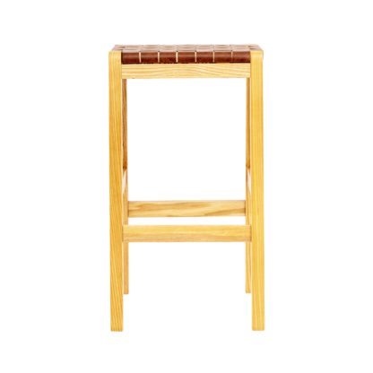 An Image of Amari Counter Stool Natural Ash (Brown)