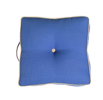An Image of Blue Outdoor Floor Cushion
