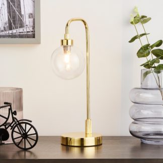 An Image of Tanner Table Lamp Gold