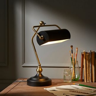 An Image of Banker Desk Lamp Black