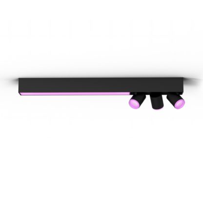 254d27dcd26b3b59ab38f655f655ed61513294764a86a15d9655eff4c83f6f06.jpg An Image of Philips HUE Centris Smart LED 3 Spotlight Ceiling Fitting White