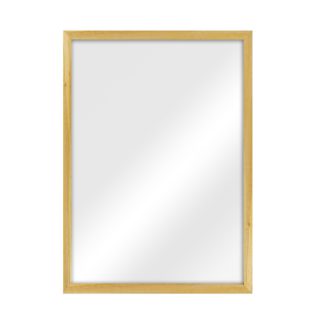 An Image of Wooden Frame Mirror - 70x100cm