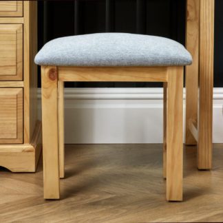 An Image of Suffolk Pine Wooden Stool