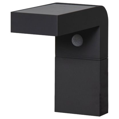 3cd4ecbb3c2f03160fcfbb402ce24cd0be9fec6ac732864c4e8135f8db26d288.jpg An Image of Eglo Baracconi Outdoor LED Sensor Solar Wall Light