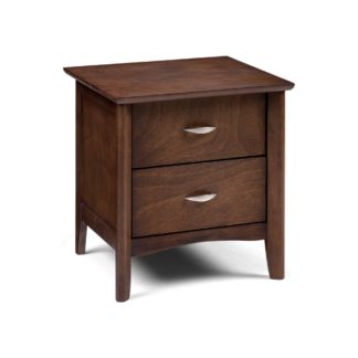 An Image of Minuet Wenge 2 Drawer Bedside Table
