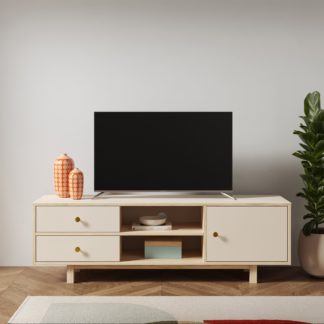 An Image of Iver Extra Wide TV Unit Cream